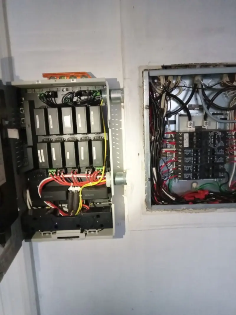 Electrical panel upgrade completed for Security Camera Wiring in Penn Hills